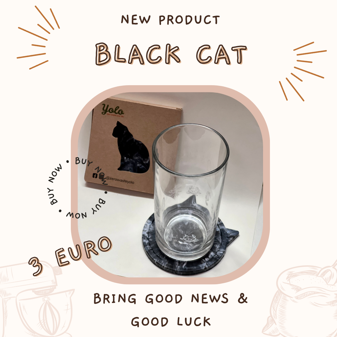 Black Cat Coasters