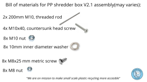 Machines :: Shredder :: Shredder Kits :: Broyeur Precious Plastic -  Assemblé et Testé (Basic/MINI-MIDI-MAXI)