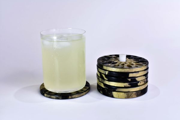 Black and gold Coasters